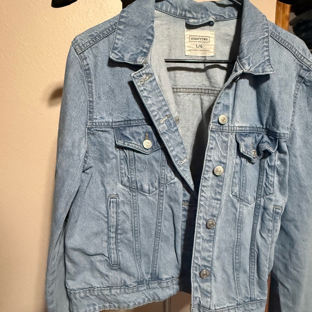 Light Blue Bershka Women's Jean Jacket